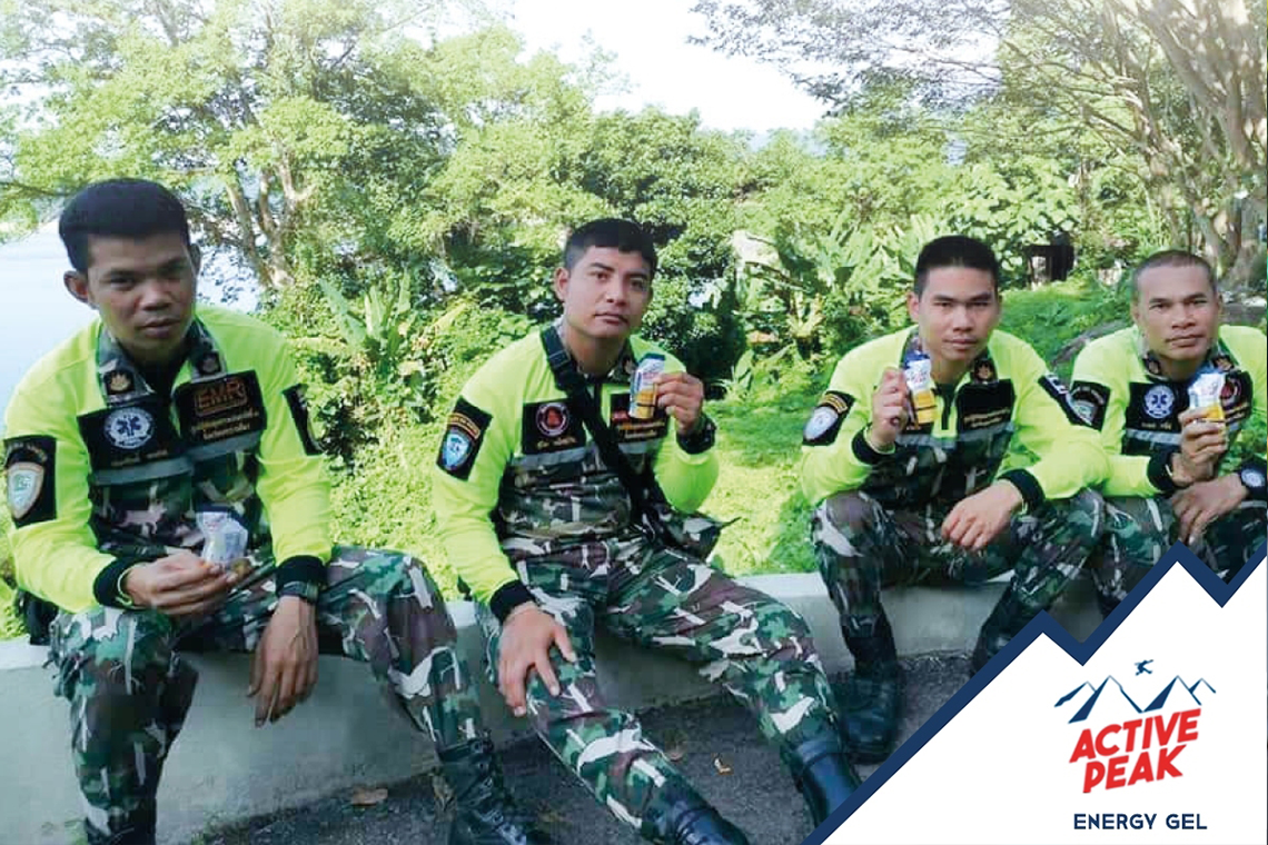 Active Peak แจกเจ้าหน้าที่จิตอาสา